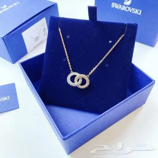 توصيل فوري اساور وسلاسل سوارفسكي هدايا 10