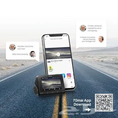 داش كام امامي وخلفي 4k أعلى دقة 4