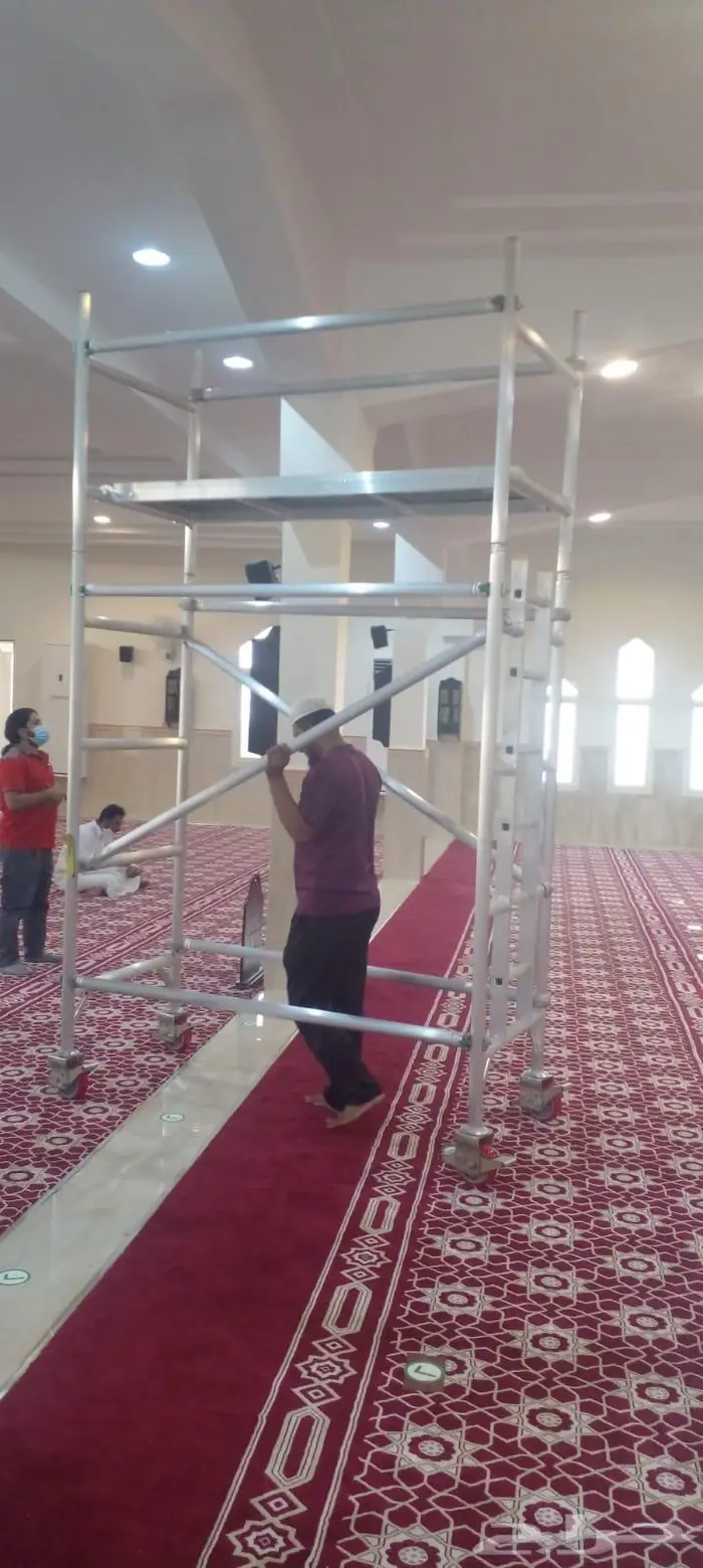 سقالة المنيوم للمساجد والصالات 5