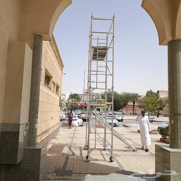 سقالة المنيوم للمساجد والصالات 2