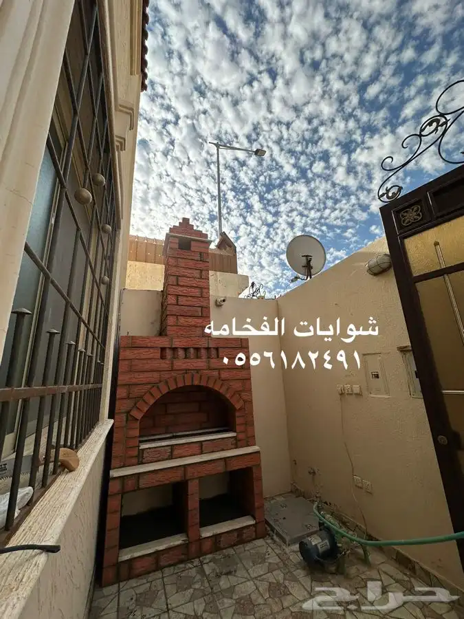 افران طوب فرن حجر فرن بيتزا شوايات مدخنه مشب مشبات فرن حطب 17