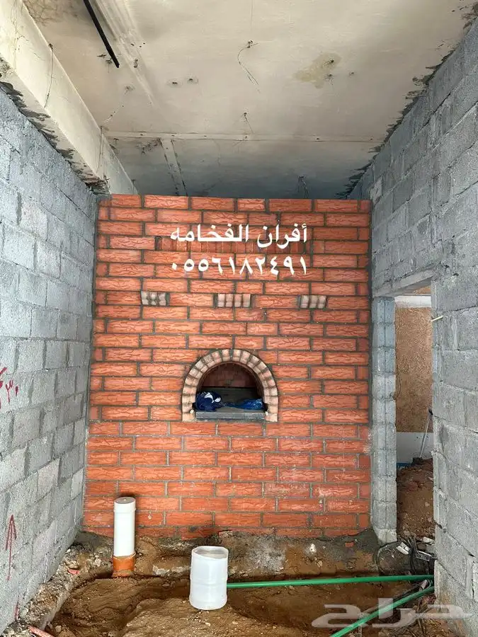افران طوب فرن حجر فرن بيتزا شوايات مدخنه مشب مشبات فرن حطب 18
