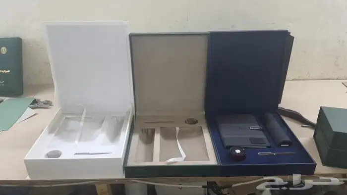 علب جلد العود العطور تفصيل فولدرات طباعه بصمه 0566335118 6