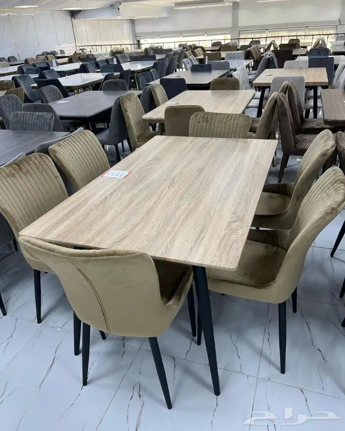 طاولات طعام رخام وستيل جديدة 5