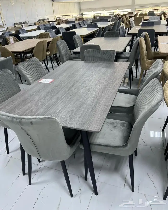 طاولات طعام رخام وستيل جديدة 4