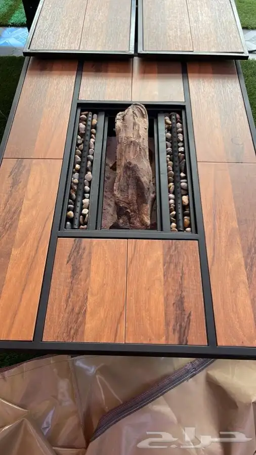 مدفاه او منقل منقد سيراميك طاوله تعمل بالغاز والحطب 41