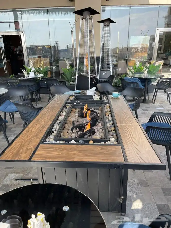 مدفاه او منقل منقد سيراميك طاوله تعمل بالغاز والحطب 39