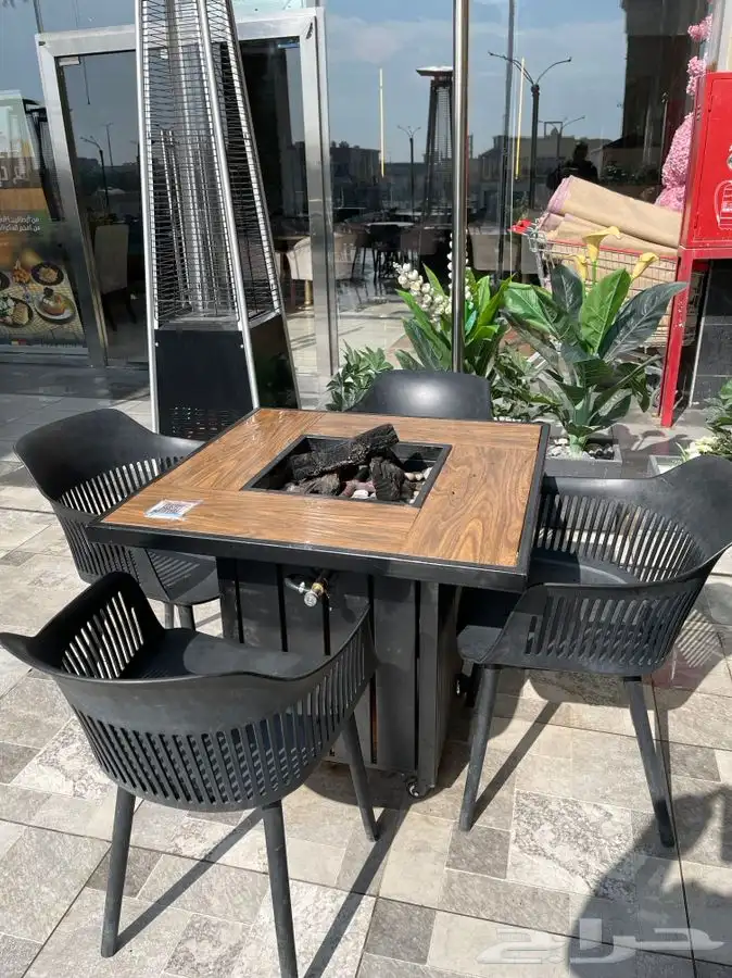 مدفاه او منقل منقد سيراميك طاوله تعمل بالغاز والحطب 38