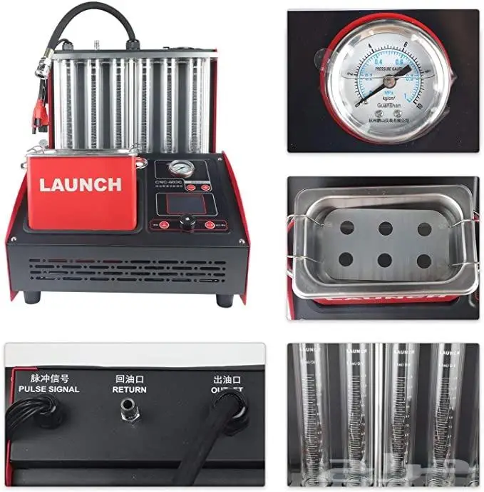 جهاز فحص وتنظيف البخاخات Launch CNC 603A 7