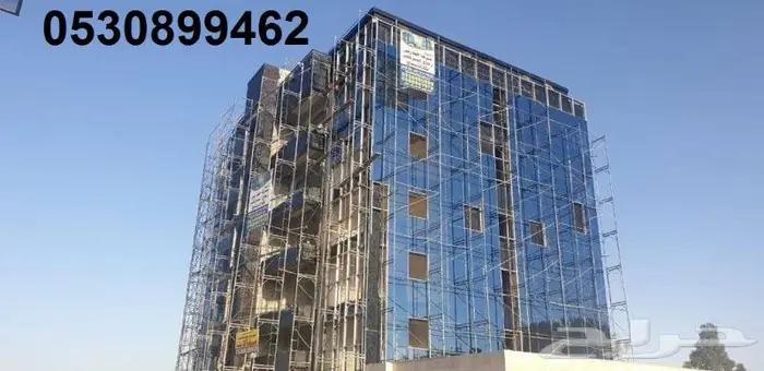 تركيب زجاج سكريت و زجاج استركشر ستركشر قواطع ودرايش المنيوم 31