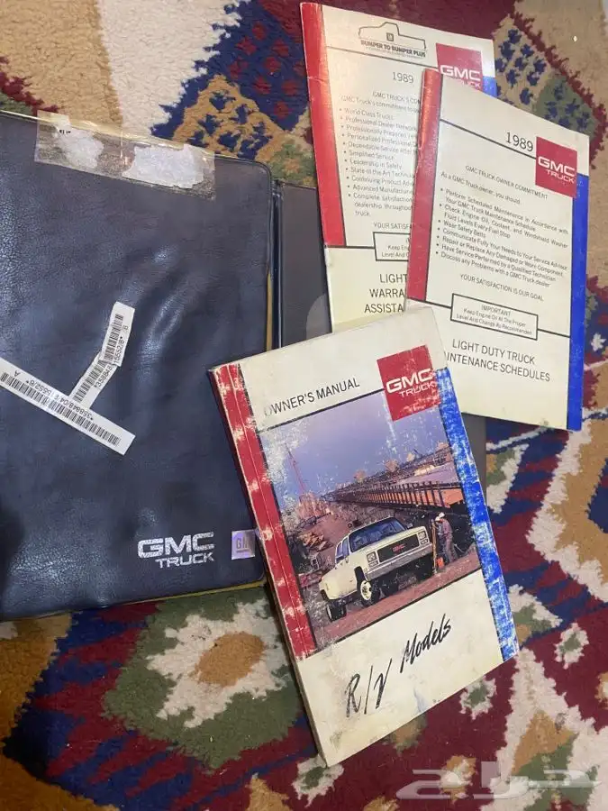 كتلوجات جمس صالون 1989 GMC مع دفتر المالك 3