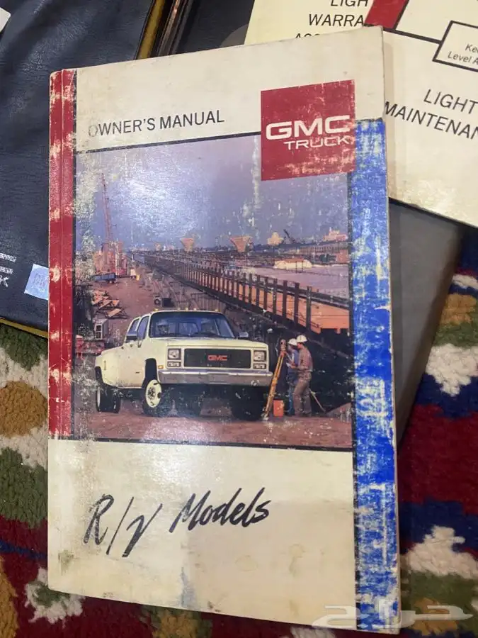 كتلوجات جمس صالون 1989 GMC مع دفتر المالك 0