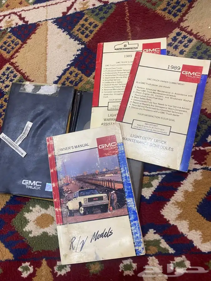 كتلوجات جمس صالون 1989 GMC مع دفتر المالك 4