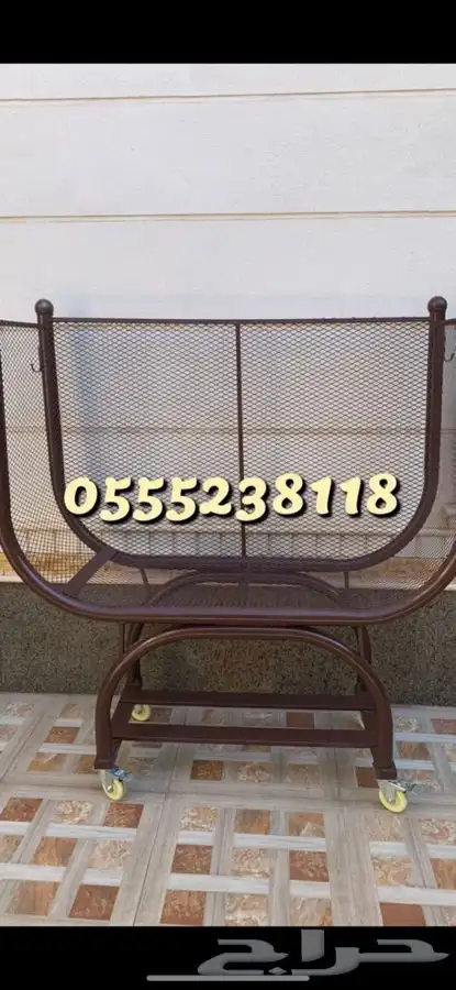 حامل حطب كفرات اصليه وحديد قوي وطربال كامل 45