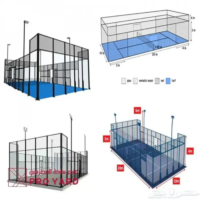 توريد وتركيب ملاعب بادل وعرض خاص 5