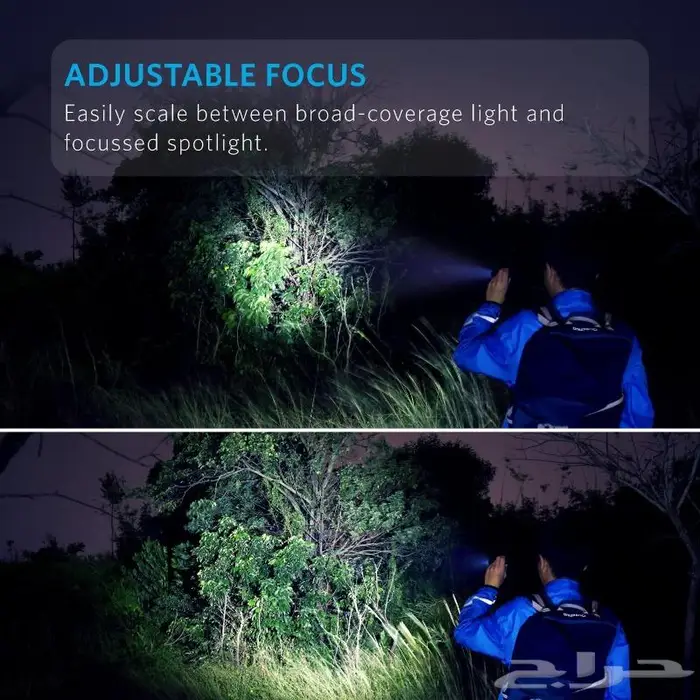 كشاف انكر LC130 الأصلي إنارة قوية 1300 لومن مقاوم للماء 5