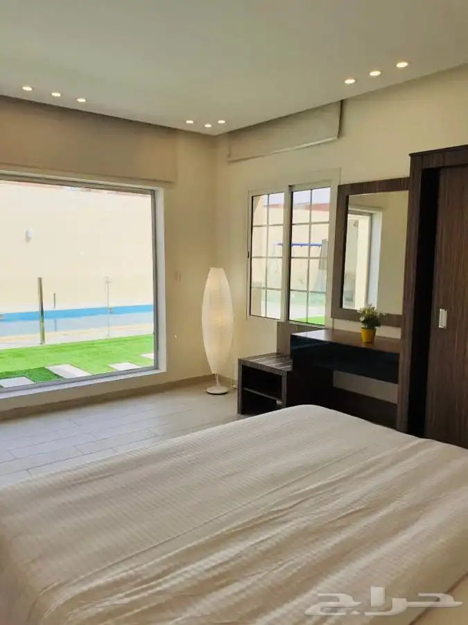 شاليه للايجار شمال جدة استراحة كبيرة قسمين شاليهات استراحات 18