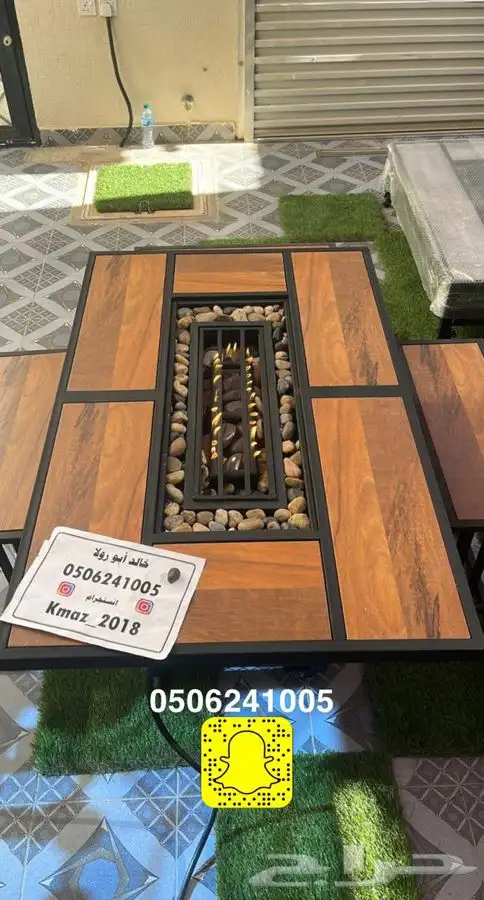 مدفاه او منقد او منقل طاوله للحدائق والمقاهي والشاليهات 41