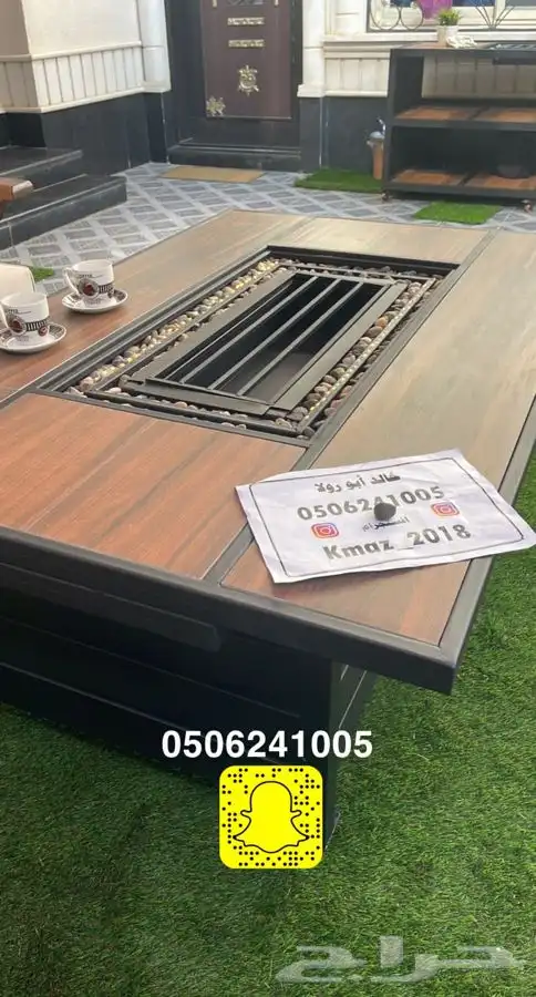 مدفاه او منقد او منقل طاوله للحدائق والمقاهي والشاليهات 46