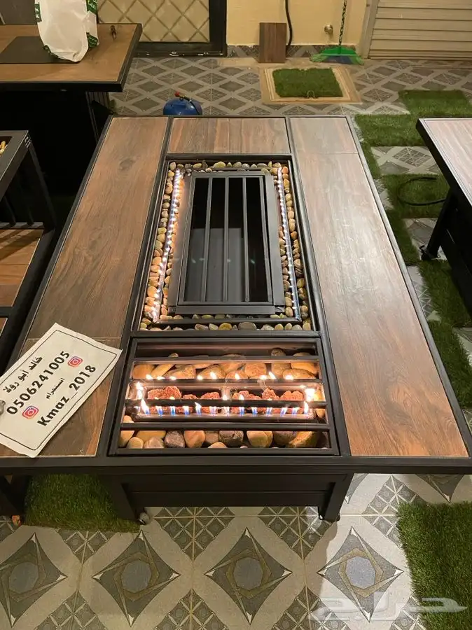 مدفاه او منقد او منقل طاوله للحدائق والمقاهي والشاليهات 34