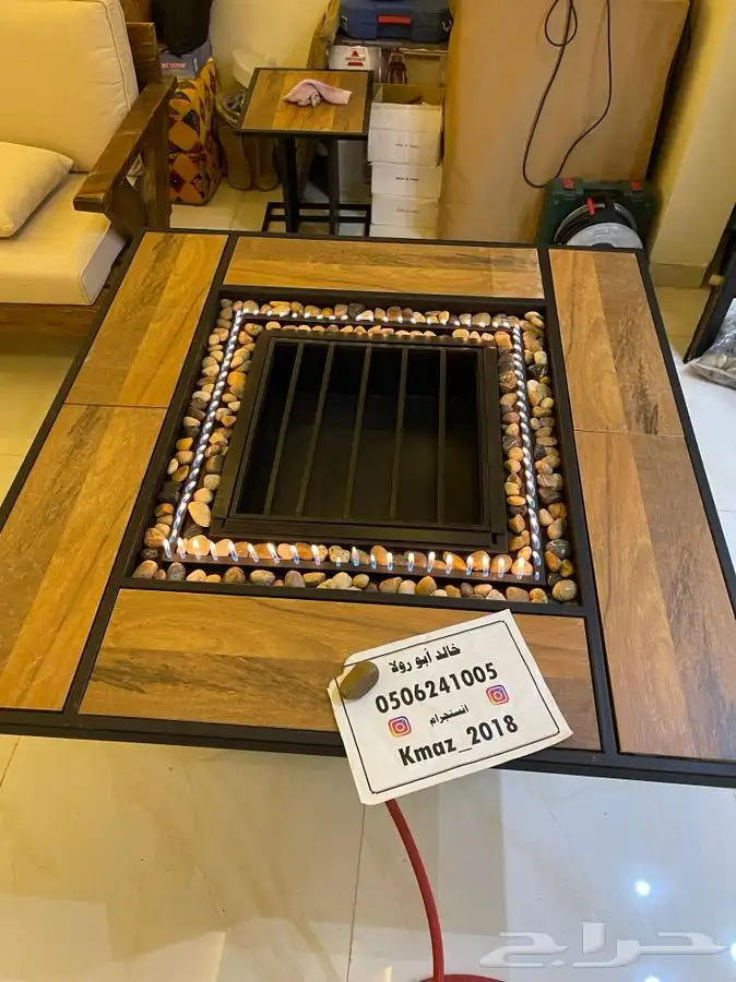 مدفاه منقد او منقل فحم وطاولات تدفئه او حطب او غاز للحدائق 86