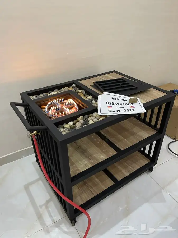 مدفاه منقد او منقل فحم وطاولات تدفئه او حطب او غاز للحدائق 84