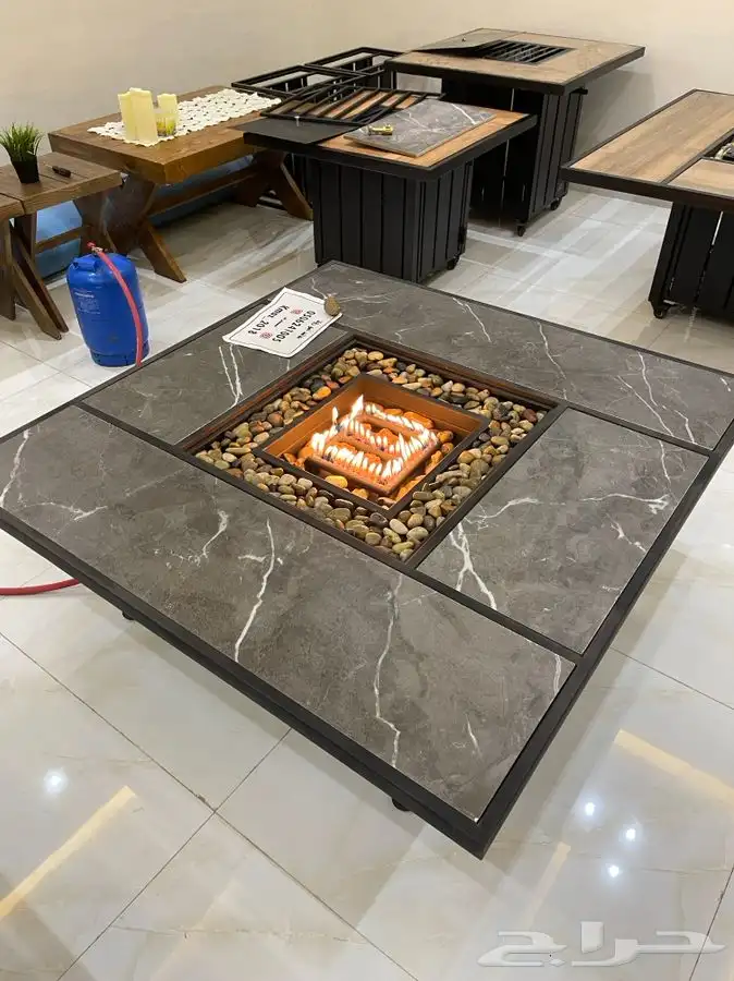 مدفاه منقد او منقل فحم وطاولات تدفئه او حطب او غاز للحدائق 96