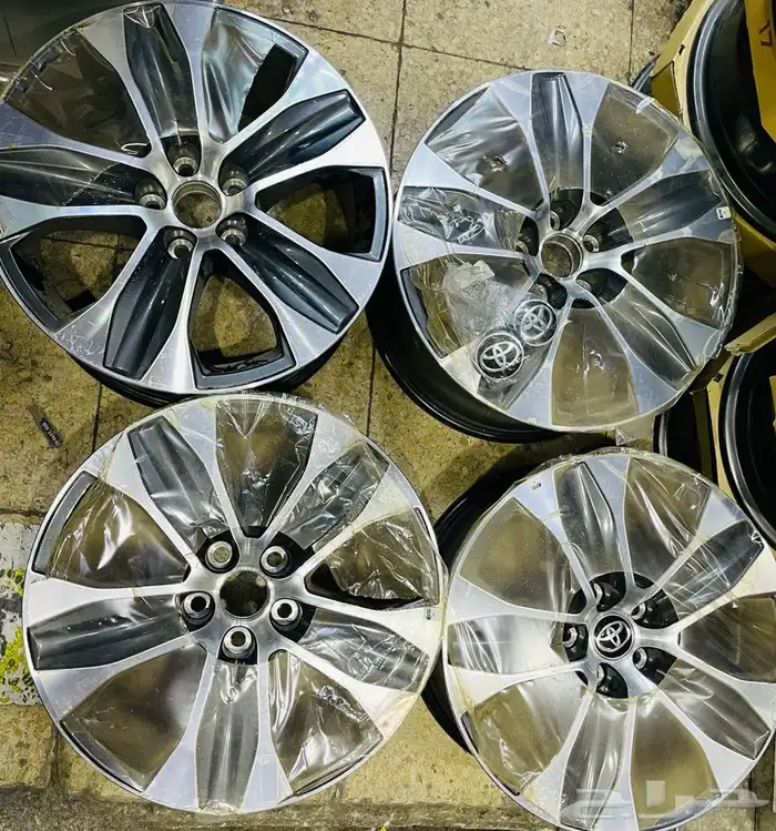 جنوط تويوتا هايلاندر 2022 اصلي وكاله مقاس 18 مكحل 4