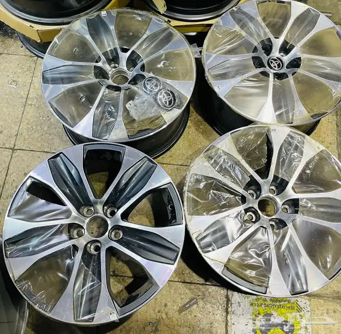 جنوط تويوتا هايلاندر 2022 اصلي وكاله مقاس 18 مكحل 3