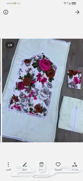 شرشف صلاة طقم مبطن اقل سعر 7