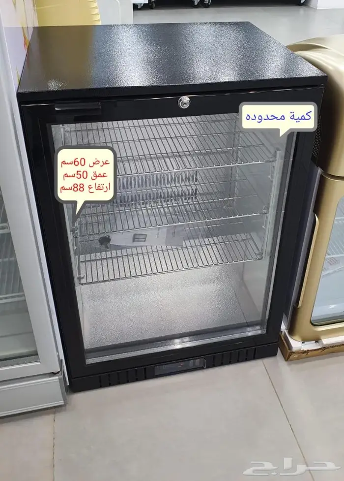 ثلاجة عرض حلى وتجهيزات مقاهي 4