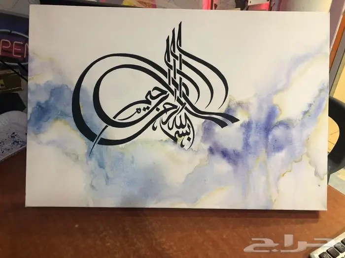 خطاط ورسام لوحات ذهبيه 0
