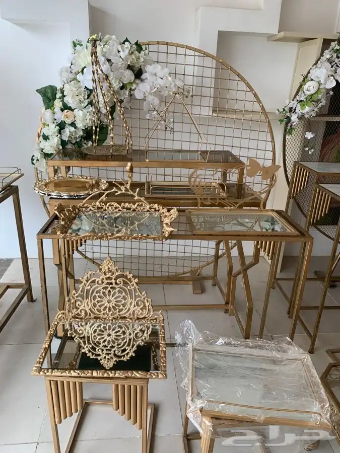 أجار طاولات وصحون تنومه 2