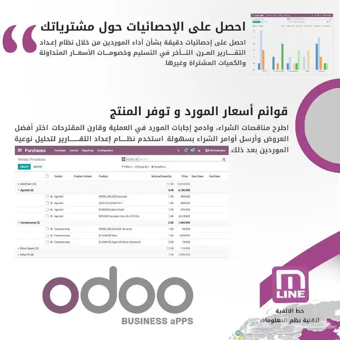 محترفي و خبراء اودو odoo ERP برامج محاسبيه لإنشطة مختلفه 3
