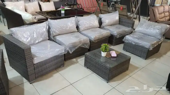 كنب داخلي وخارجي للبيت والحدائق استرخاء وعادي كنب سرير 21