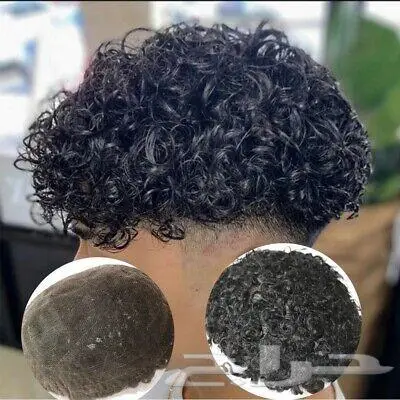 ابو يوسف تركيب شعر طبيعي المستعار للرجال 3