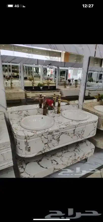 مغاسل ديكور رخام طبيعي صناعي 56