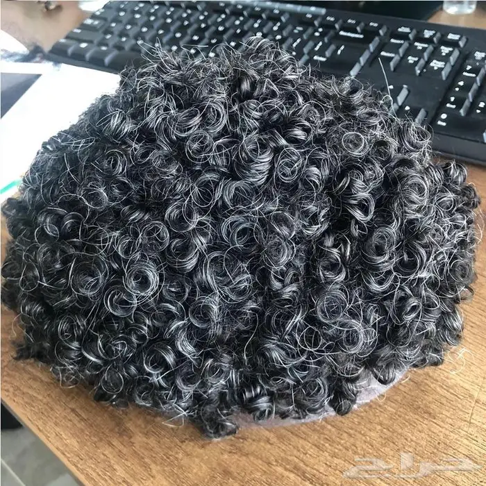 ابو يوسف تركيب شعر طبيعي المستعار للرجال 2