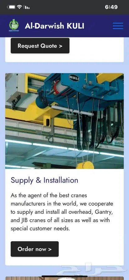 صيانة جميع Overhead Cranes رافعه ونش كرين مع قطع الغيار 1