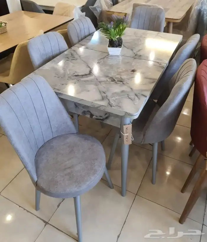 طاولات طعام خشب تركي موديل جديد بالكرتون 1