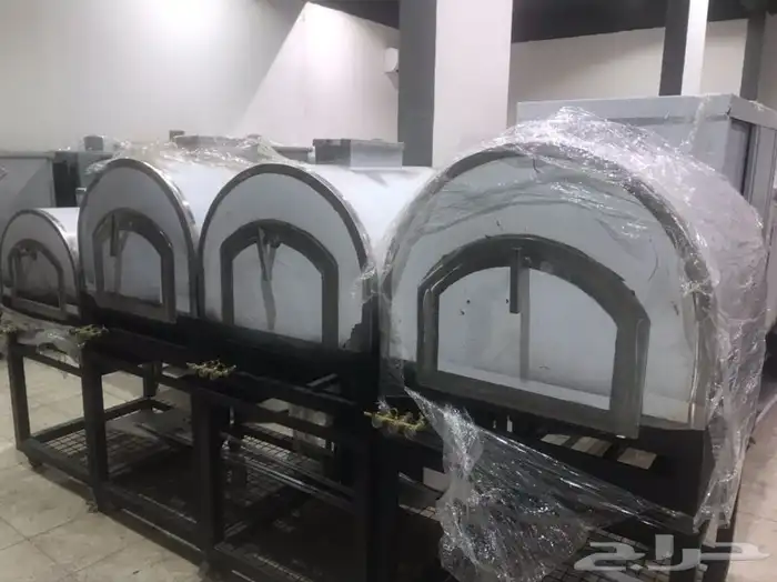 فرن حجر غاز طابونة استيل متحرك 9