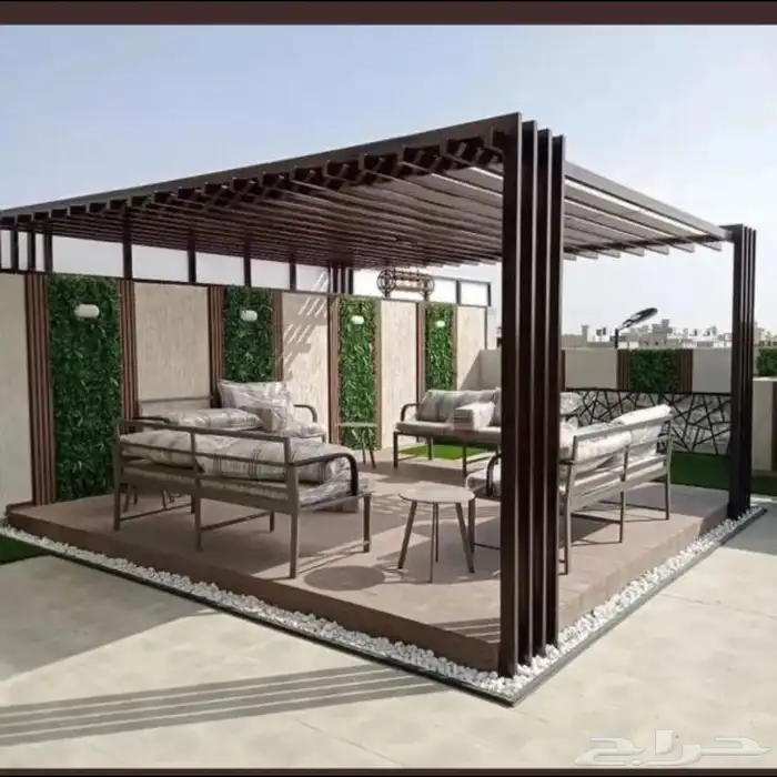 تركيب الثيل الطبيعي وتنسيق الحدائق 5