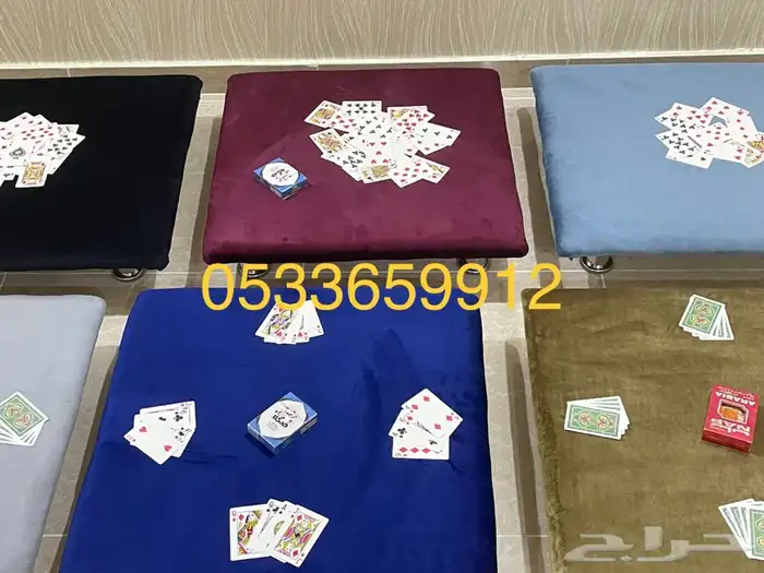 طاوله البلوت الاقتصاديه ب 60 ريال او 65 ريال مع الجرس 23