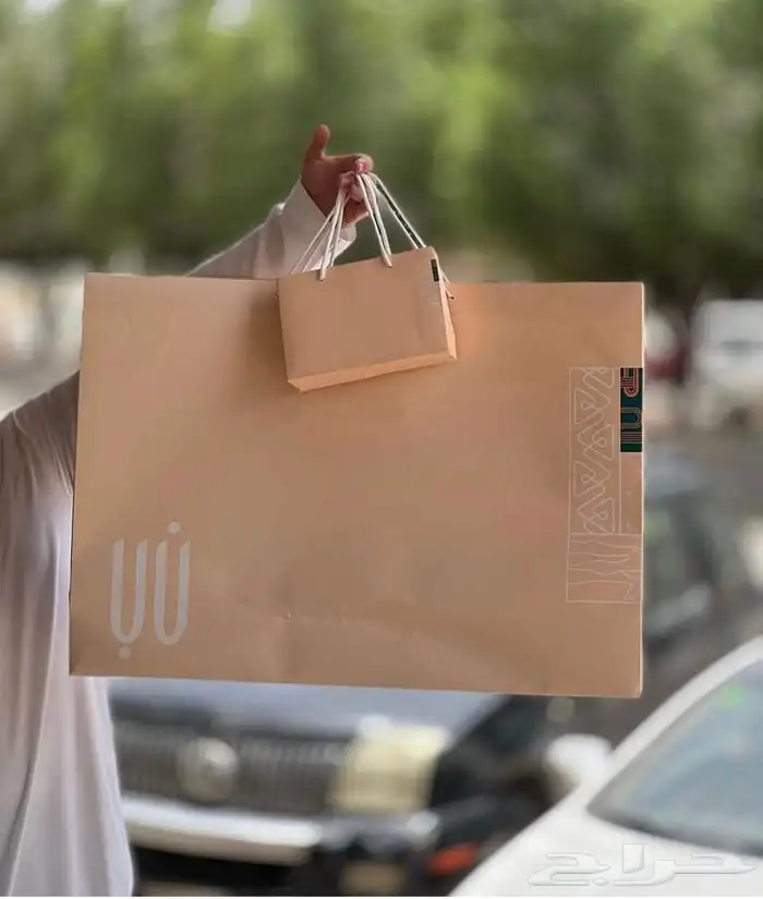 طباعة بوكسات عباية أكياس لوقو قماش كروت 6