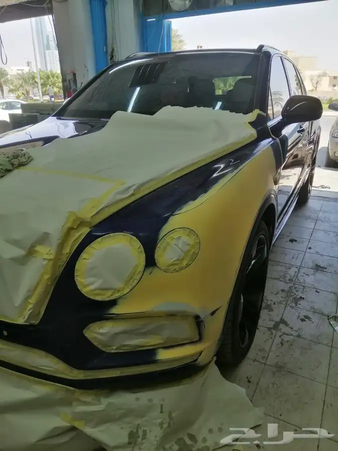 سمكرة مع رش بويه جيب بنتلي لون مميز 4