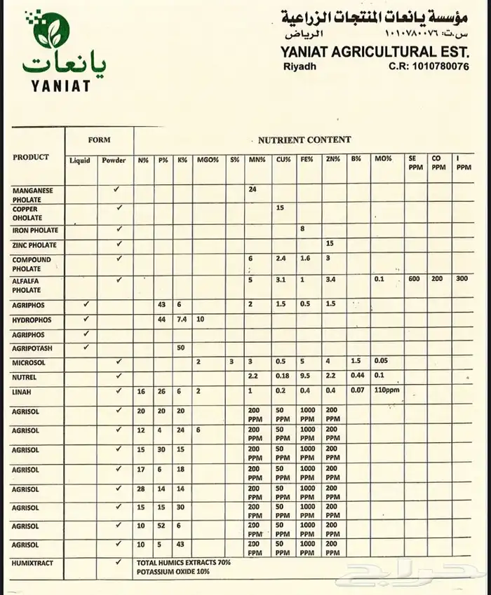 منتجات زراعية بذور أسمدة محسنات تربة 1