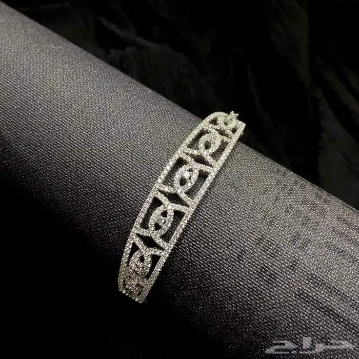 اجمل هديه اسواره فضه (Silver) عيار 925 مرصعة بفصوص زركون 2