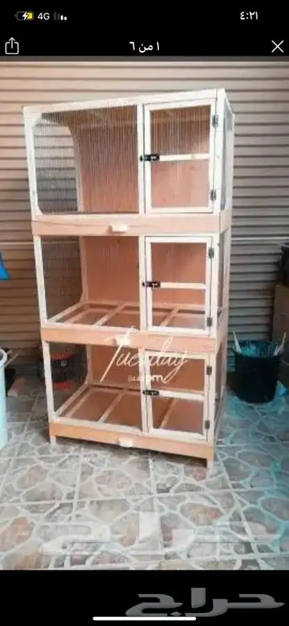 محكر طيور محاكر حمام محاكردجاج شغل نجاره وصبغ 9