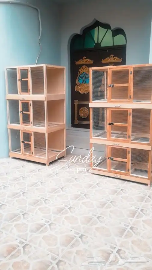 محكر طيور محاكر حمام محاكردجاج شغل نجاره وصبغ 11