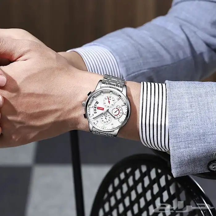 ساعة رجالية أنيقة أستيل ضد الماء 5